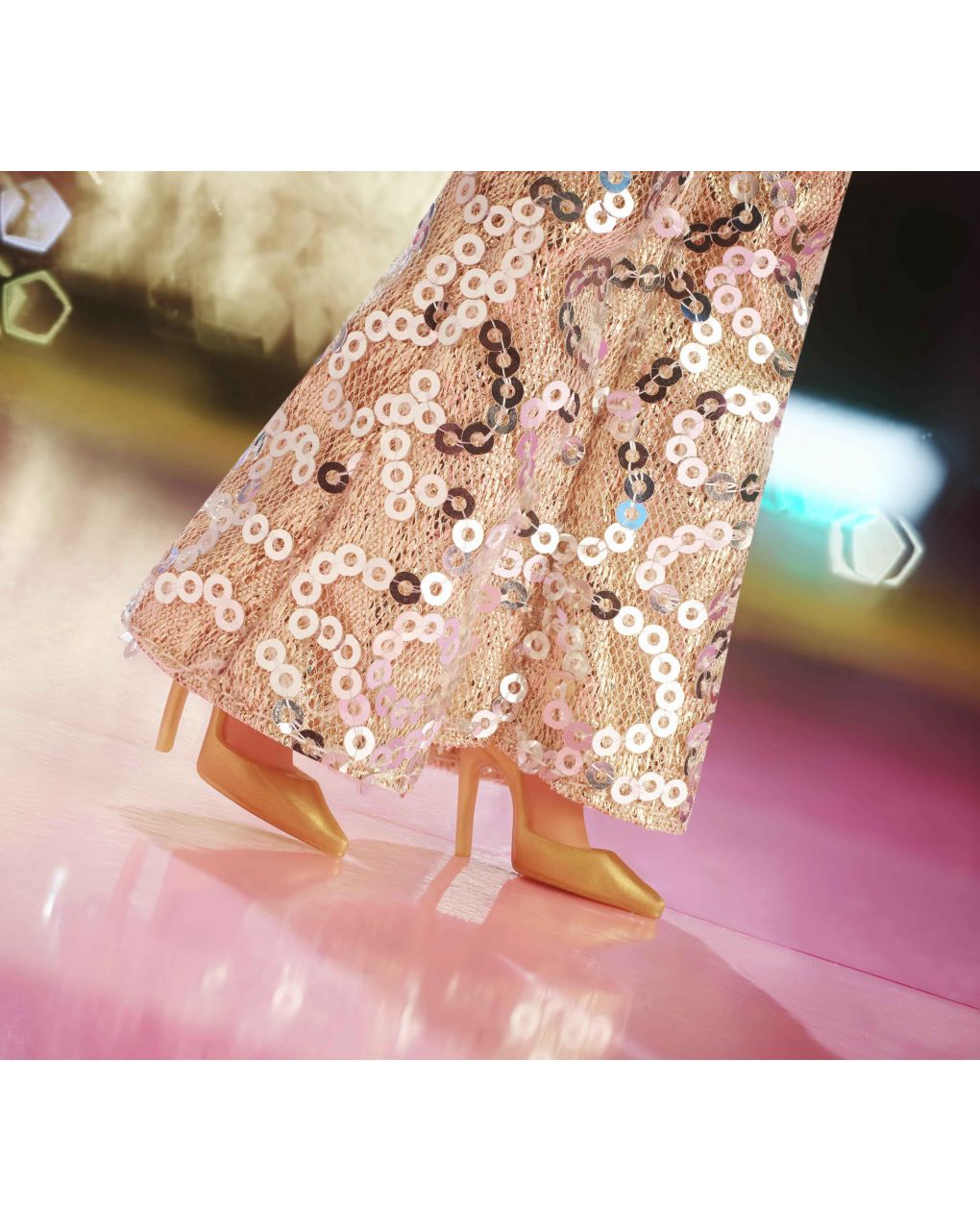 Barbie the movie κούκλα barbie gold disco jumpsuit hpj99 - BARBIE