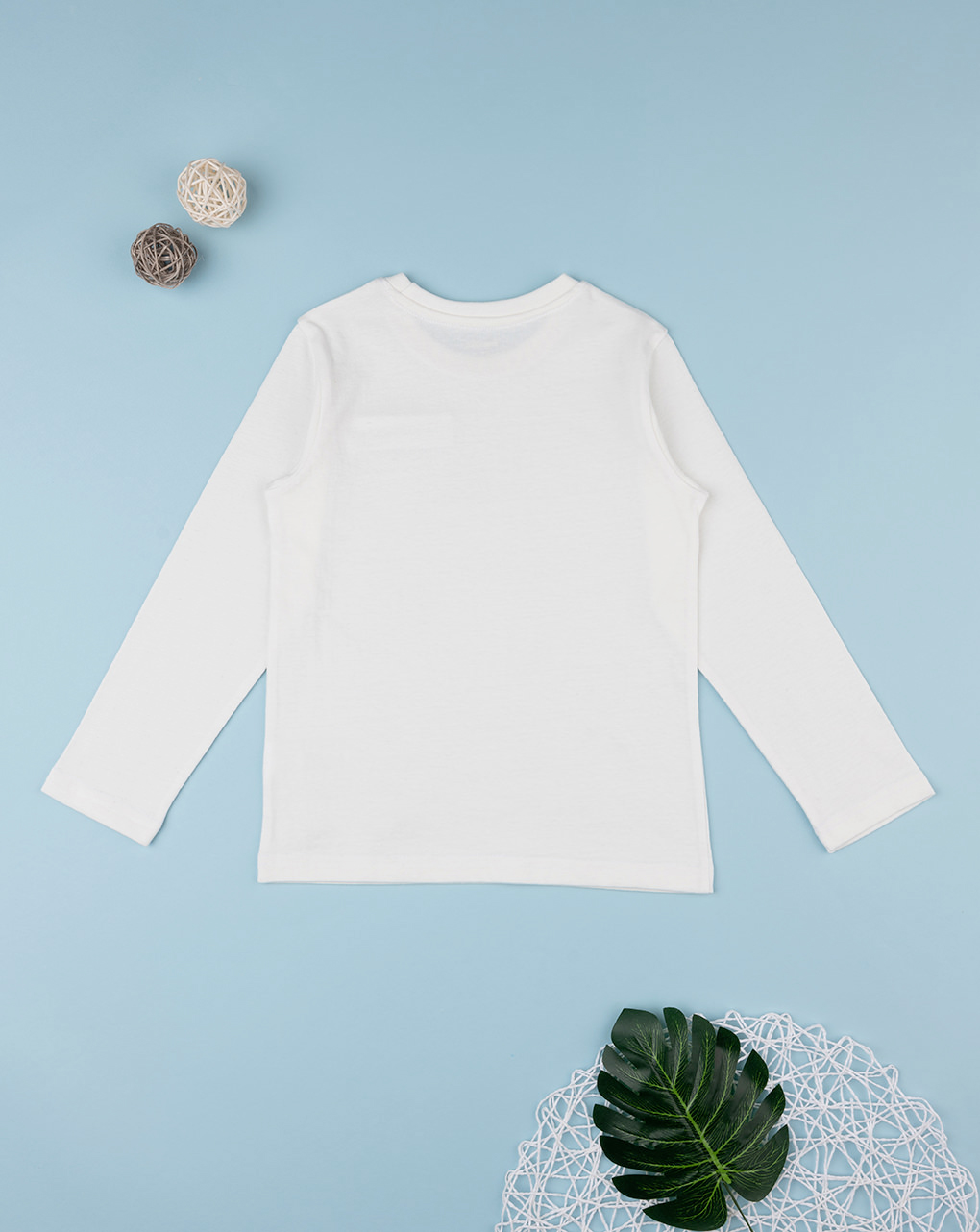 παιδική μπλούζα λευκή με τσέπη για αγόρι - Prénatal