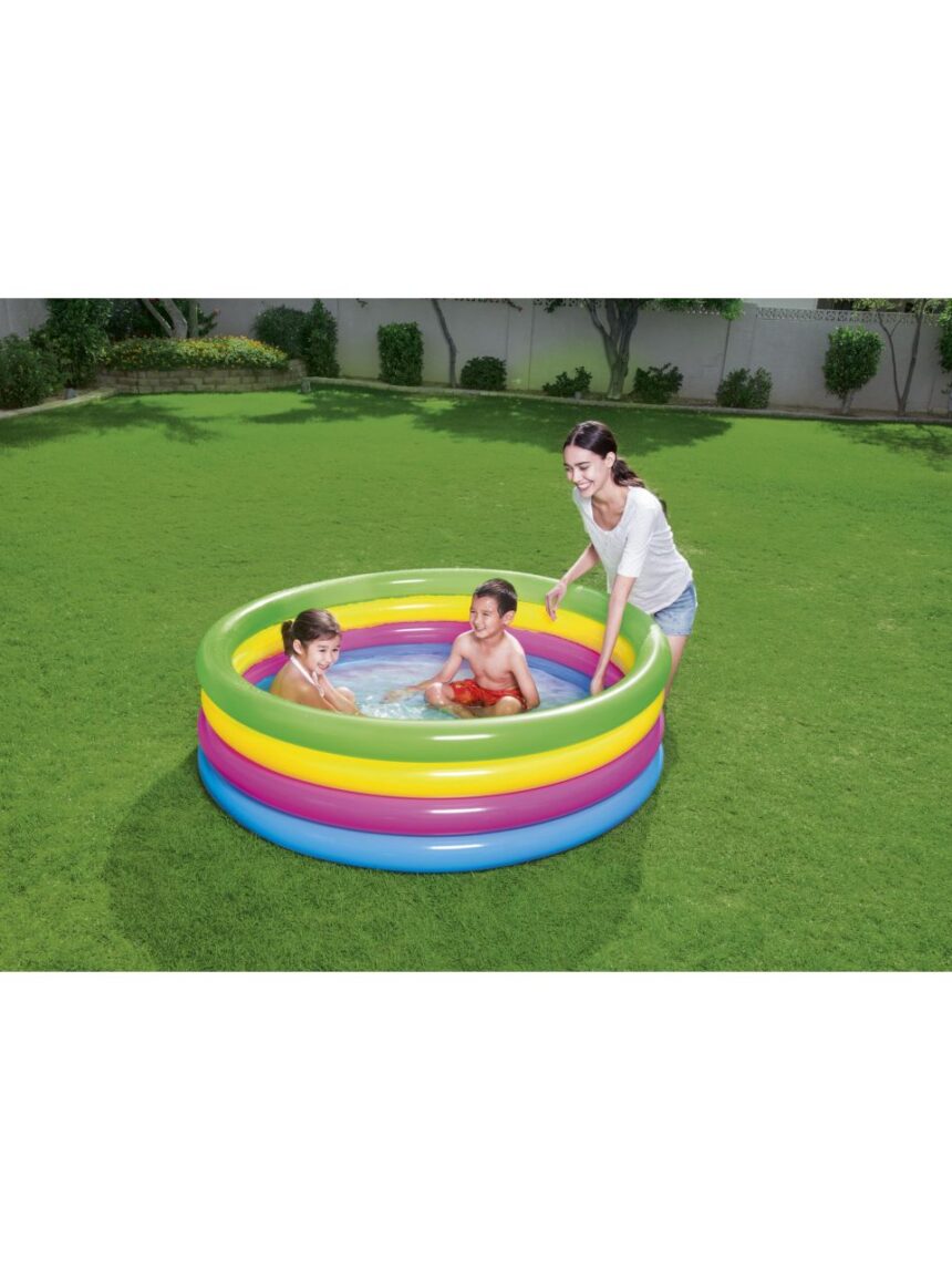 Bestway παιδική φουσκωτή πισίνα πολύχρωμη 157x46εκ. bst51117 - Bestway