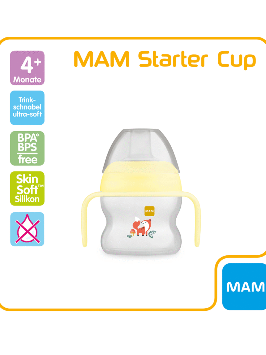 Mam starter cup ποτηράκι starter cup unisex 150ml 4+ μηνών - 