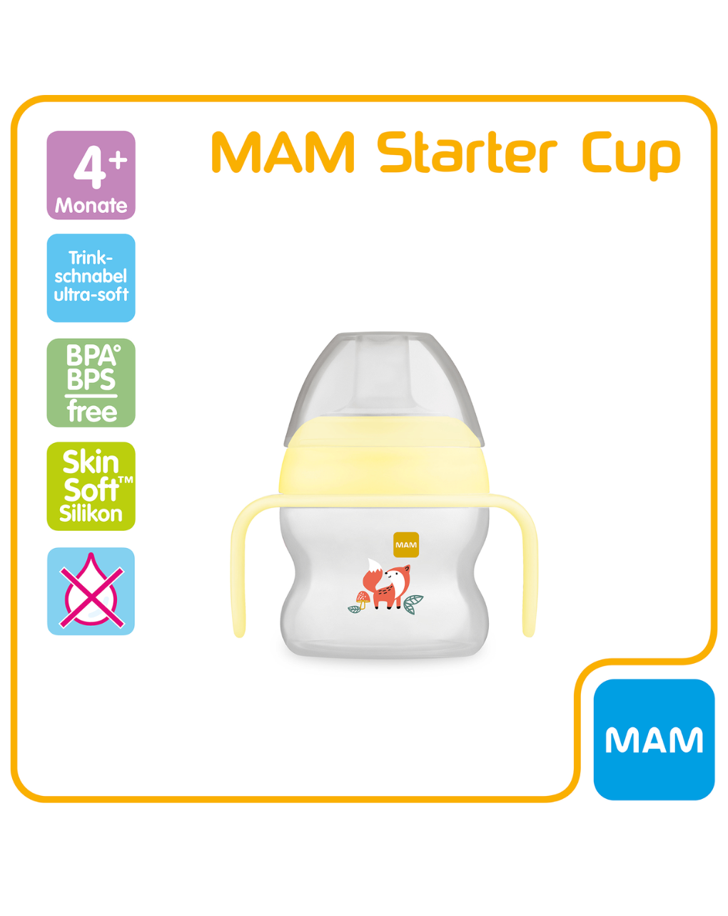 Mam starter cup ποτηράκι starter cup unisex 150ml 4+ μηνών - 