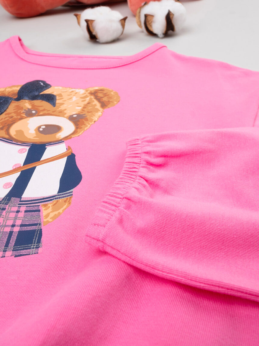 παιδική μπλούζα φούξια teddy για κορίτσι - Prénatal