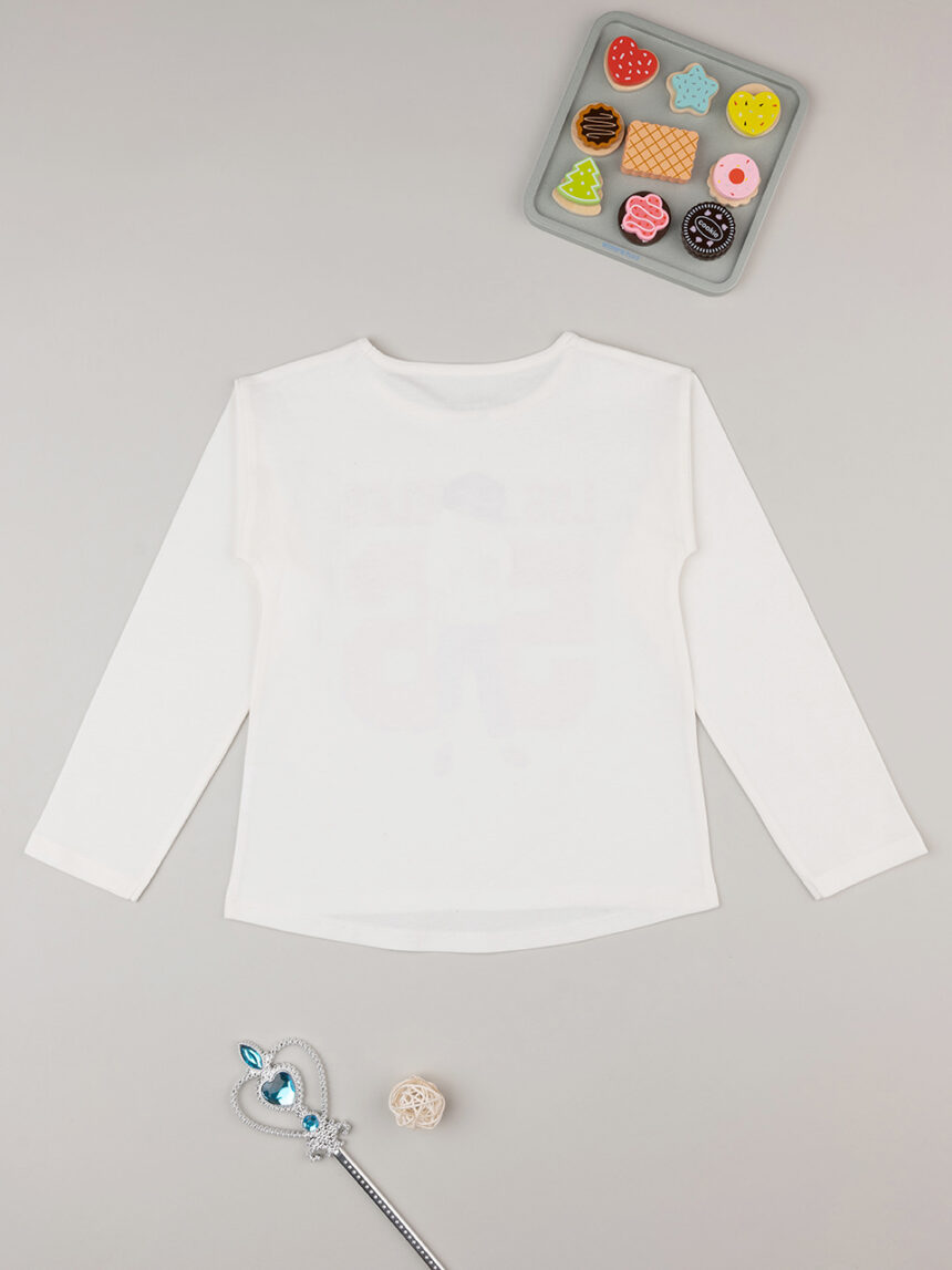 παιδική μπλούζα λευκή los angeles 56 για κορίτσι - Prénatal