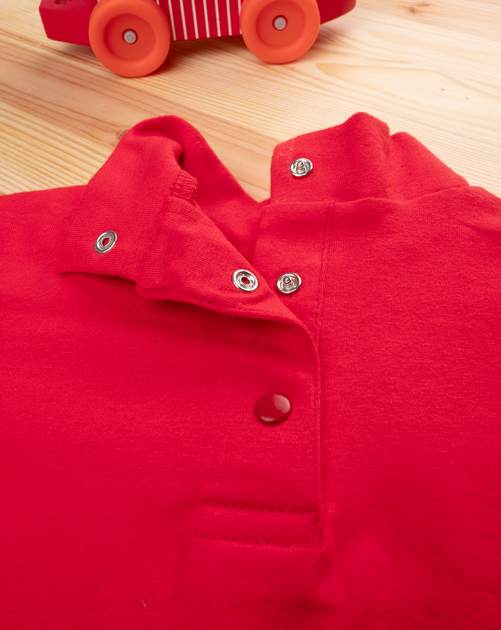 βρεφική μπλούζα ζιβάγκο κόκκινη για αγόρι - Prénatal