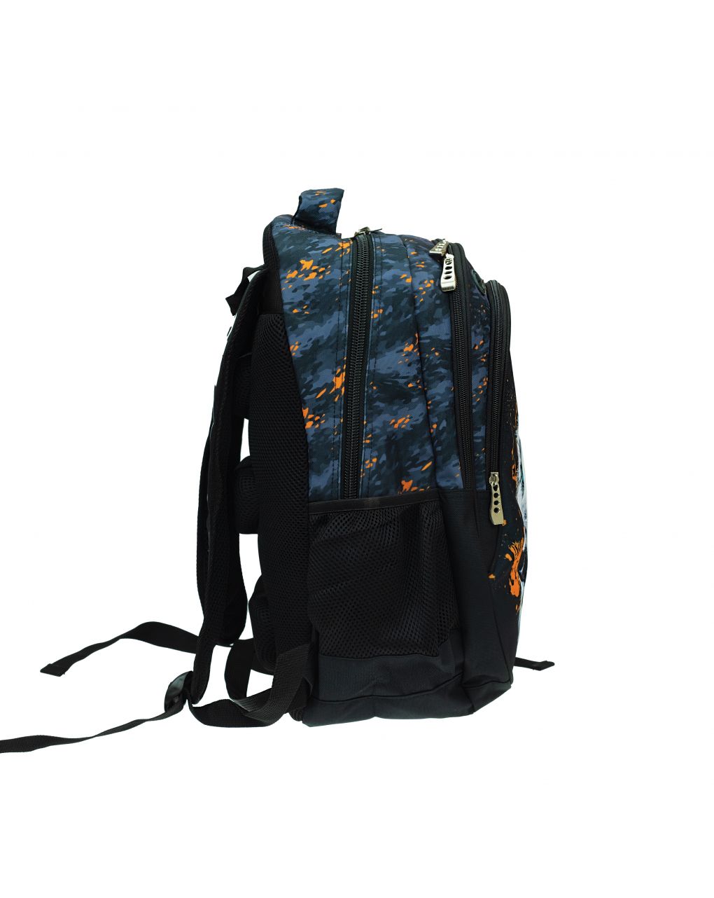 Bmu τσάντα πλάτης οβάλ no fear white wolf 348-11031 - NO FEAR