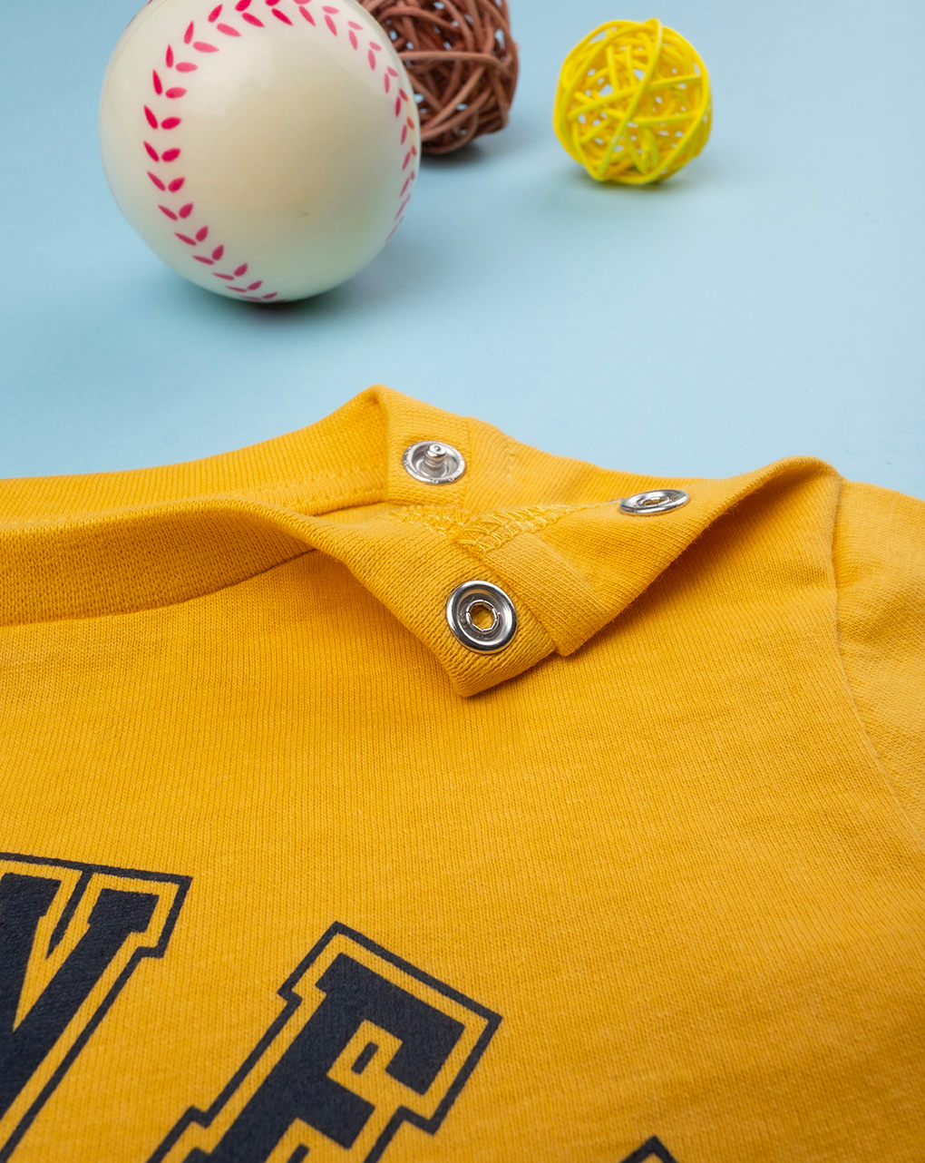 βρεφική μπλούζα κίτρινη denver για αγόρι - Prénatal