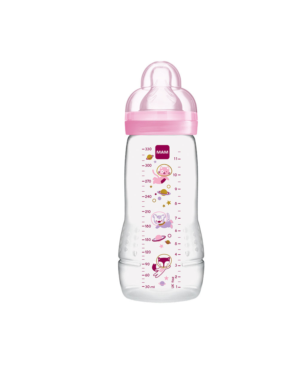 Mam μπιμπερό easy active baby bottle 330ml girl 4+ μηνών - Mam