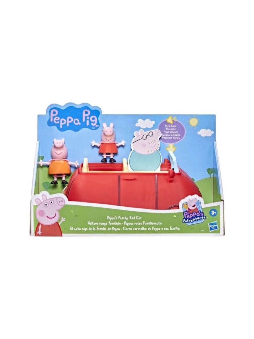 Peppa pig family red car οικογενειακό αυτοκίνητο f21845 - Peppa Pig