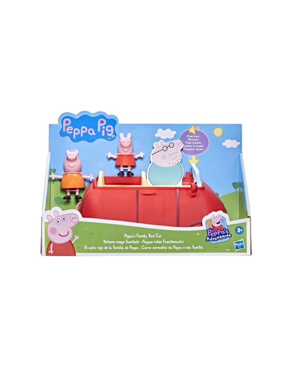 Peppa pig family red car οικογενειακό αυτοκίνητο f21845 - Peppa Pig