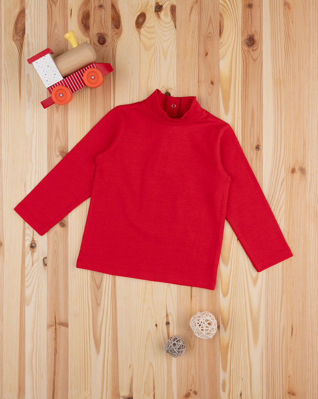 βρεφική μπλούζα ζιβάγκο κόκκινη για αγόρι - Prénatal