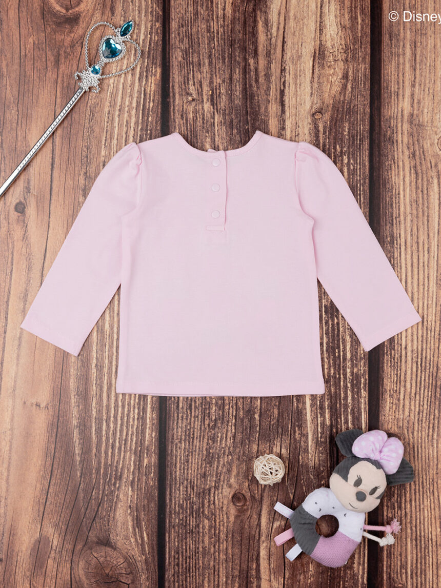βρεφική μπλούζα ροζ με τη minnie για κορίτσι - Prénatal