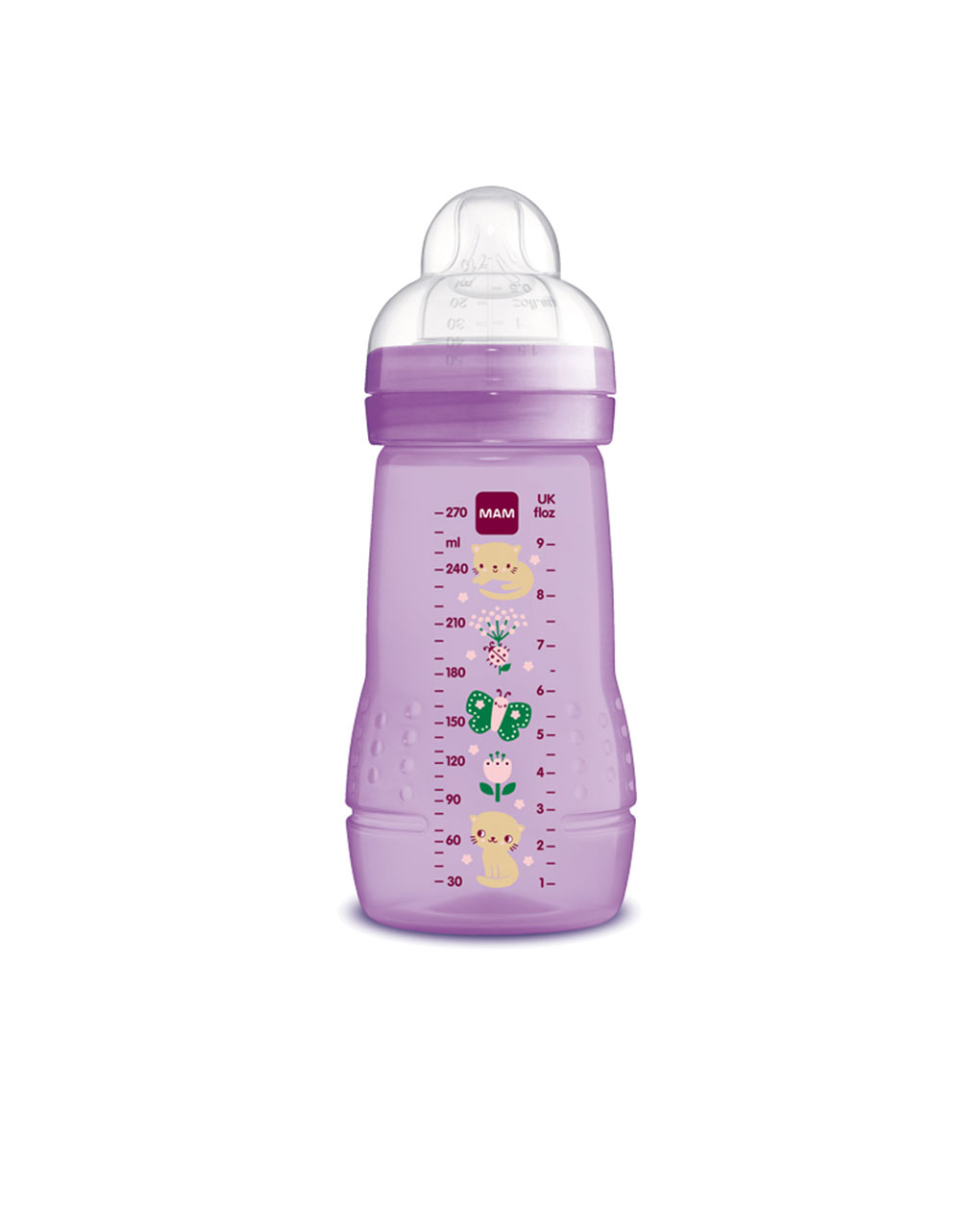 Mam μπιμπερό easy active baby bottle 270ml girl 2+ μηνών