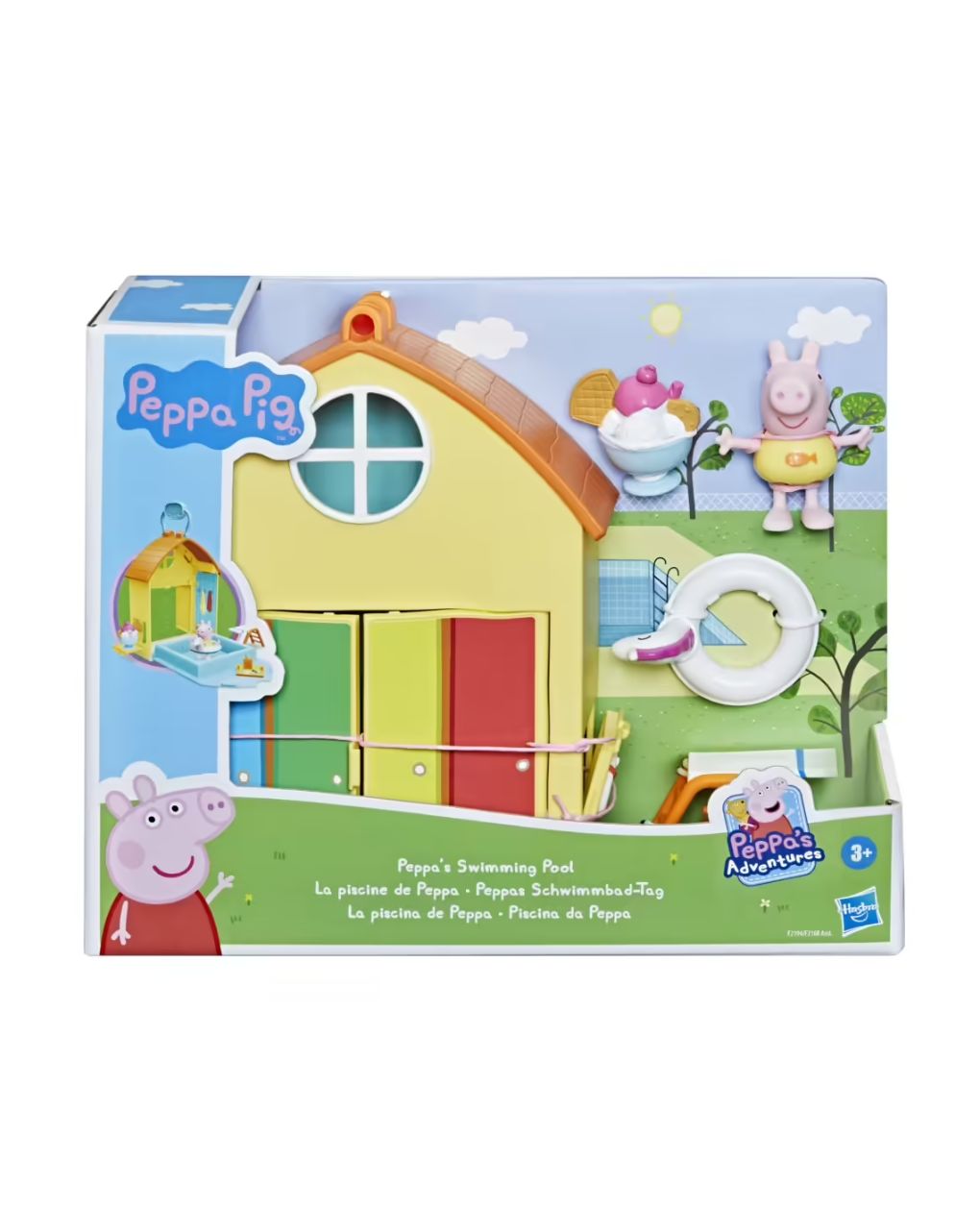 Peppa pig σετ παιχνιδιού peppa’s day trip 4 σχέδια f2168 - Peppa Pig
