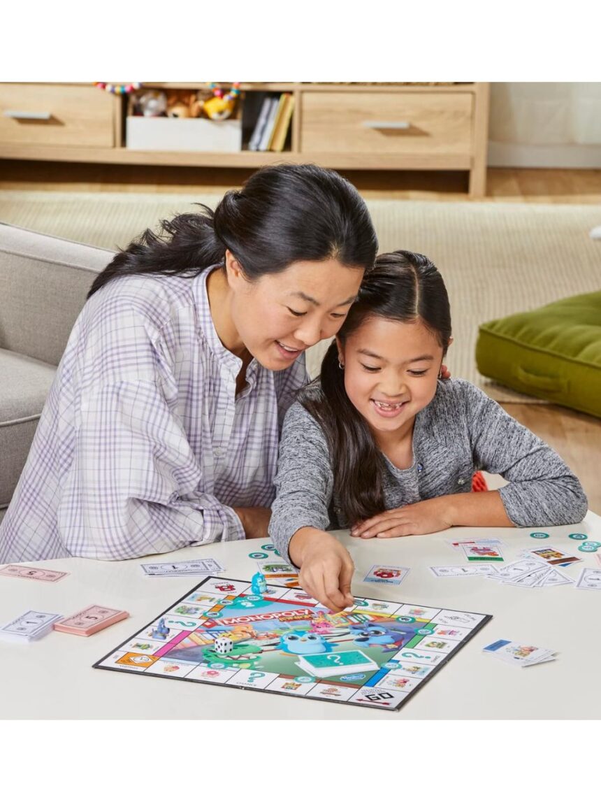 Hasbro gaming monopoly junior 2 σε 1 f8562 - Monopoly