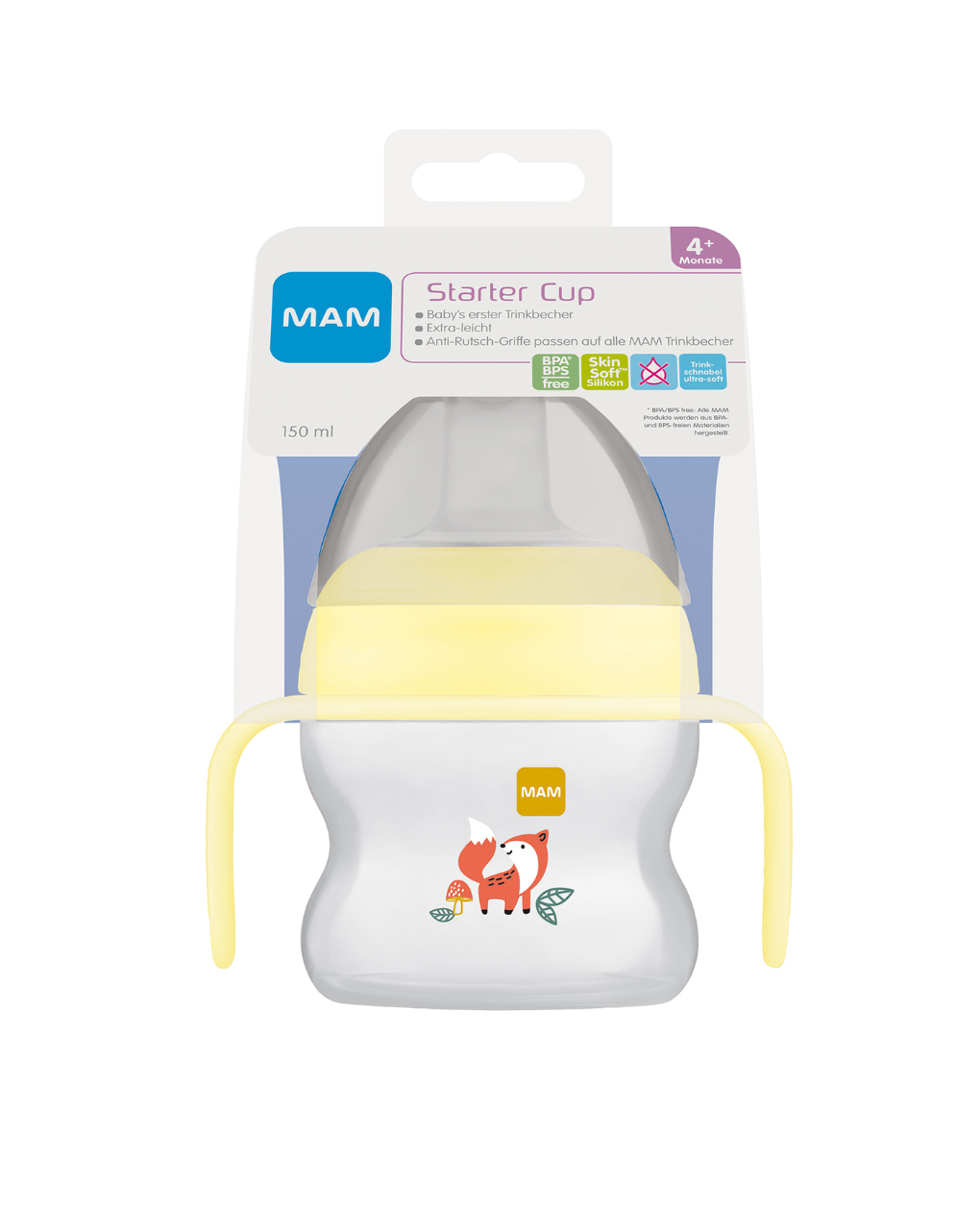 Mam starter cup ποτηράκι starter cup unisex 150ml 4+ μηνών - 
