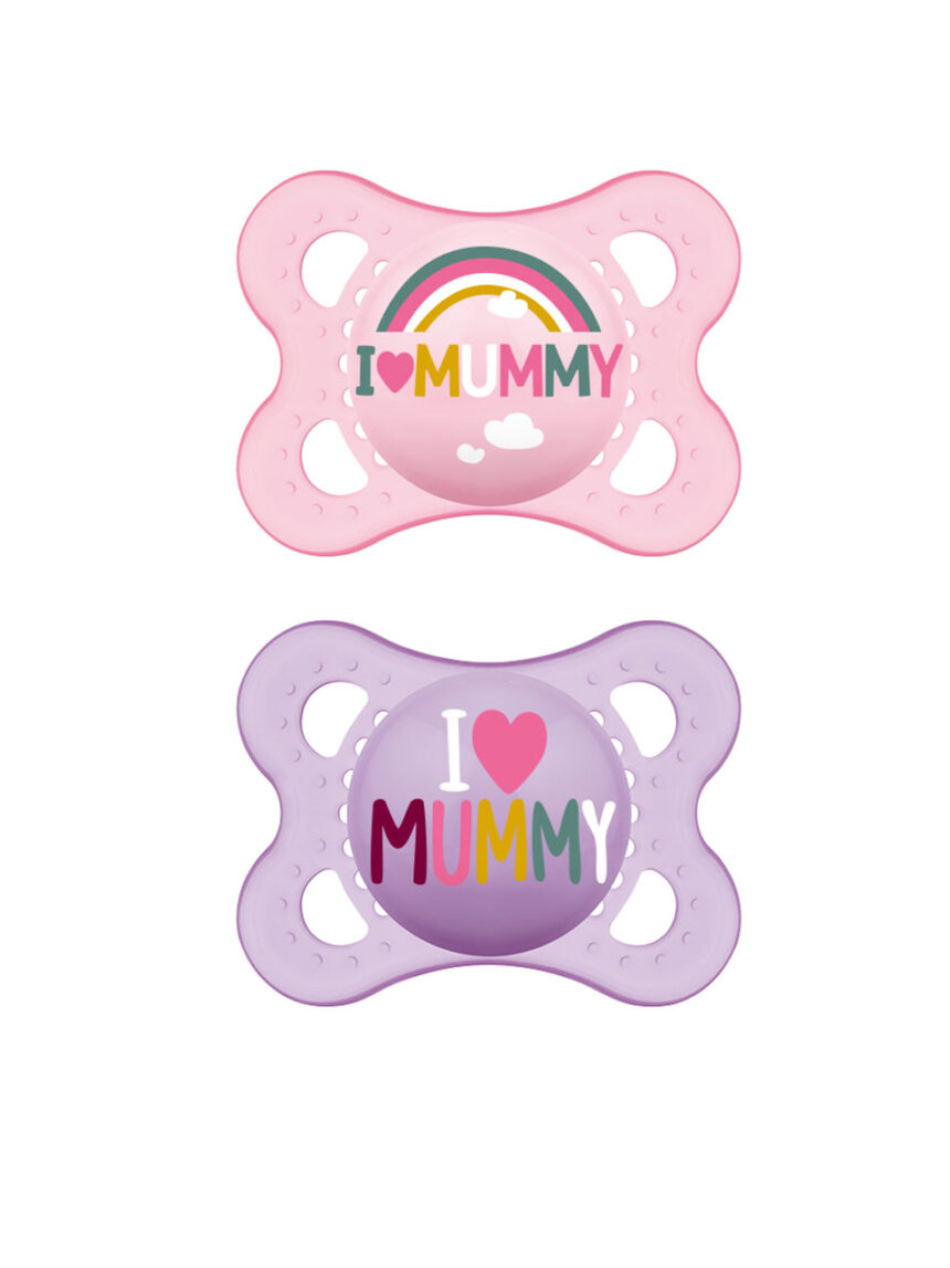 Mam πιπίλα i love mummy σιλικόνης girl 2-6 μηνών - Mam