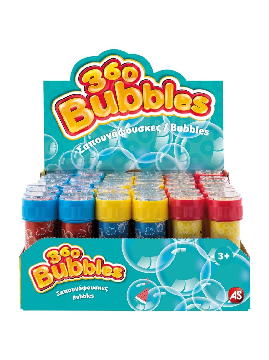 As μονό μπουκαλάκι σαπουνόφουσκες 360 bubbles  5200-01354 - AS Company