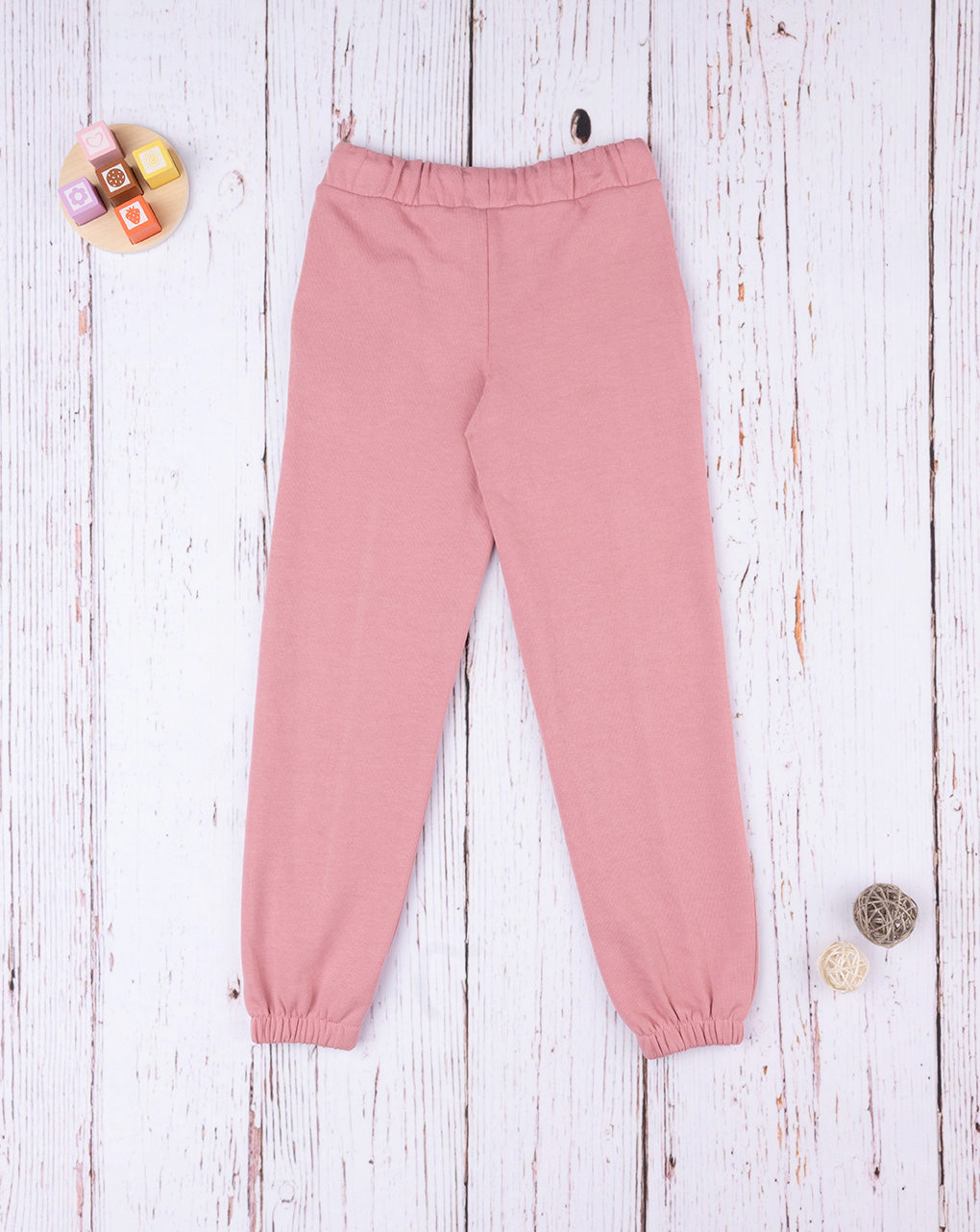 παιδικό παντελόνι φούτερ ροζ για κορίτσι - Prénatal