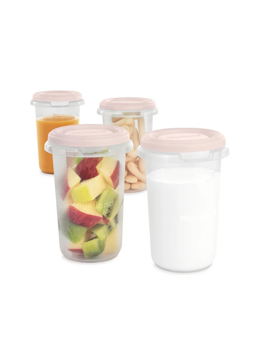Miniland σετ αεροστεγή δοχεία φαγητού βαθμονομημένα 330ml candy ml89527 - Miniland