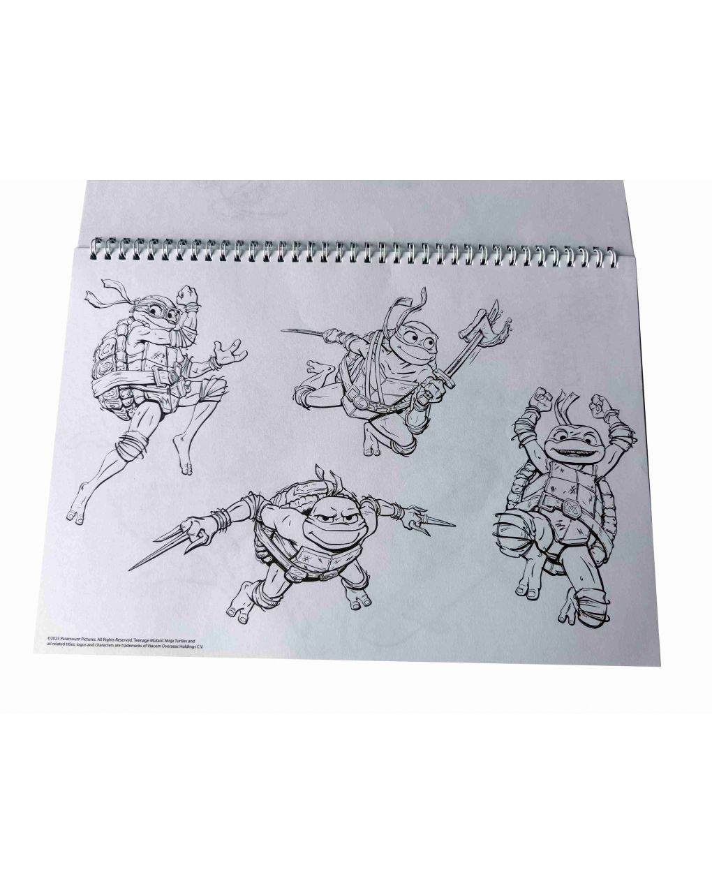 Gim μπλοκ ζωγραφικής 23x33cm 40 φύλλων + αυτοκόλλητα ninja turtles 334-26416 - Gim