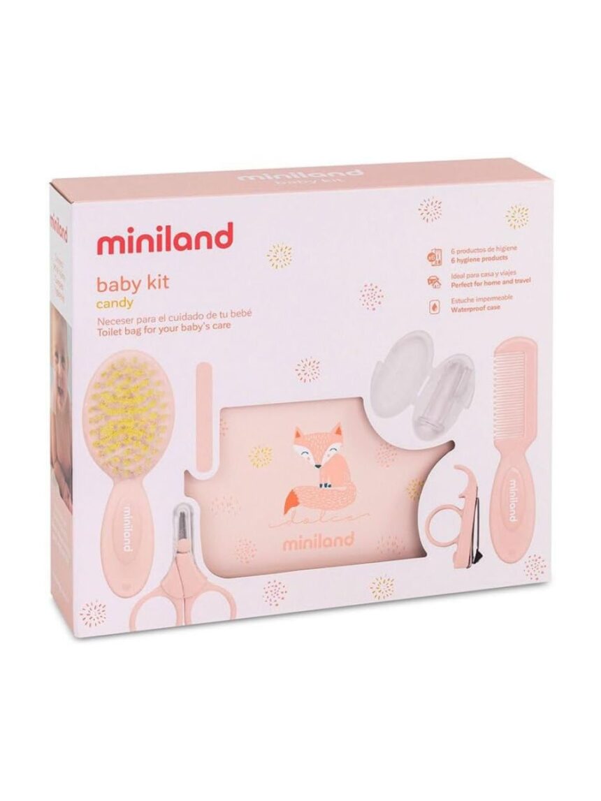 Miniland σετ περιποίησης ταξιδιού baby kit dolce candy ml89510 - Miniland