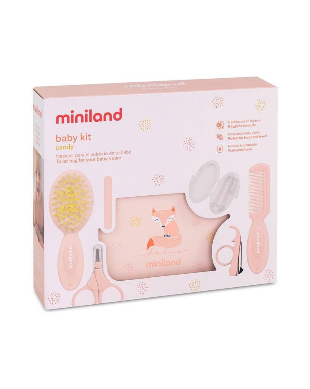 Miniland σετ περιποίησης ταξιδιού baby kit dolce candy ml89510 - Miniland