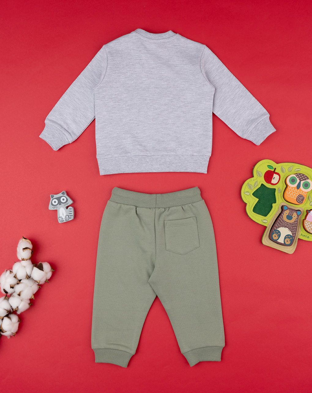 βρεφικό σετ μπλούζα φούτερ και φόρμα boss για αγόρι - Prénatal