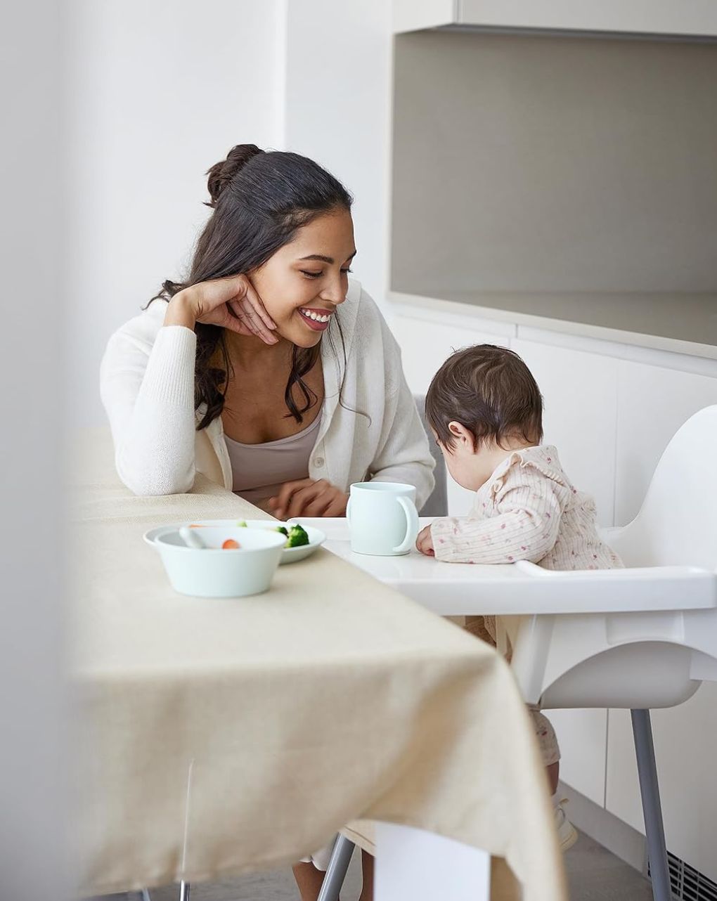 Miniland σετ φαγητού meal set round mint ml89535 - Miniland