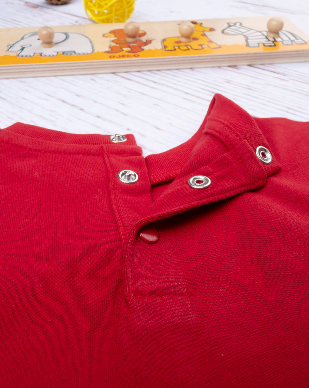 βρεφική μπλούζα κόκκινη play off για αγόρι - Prénatal