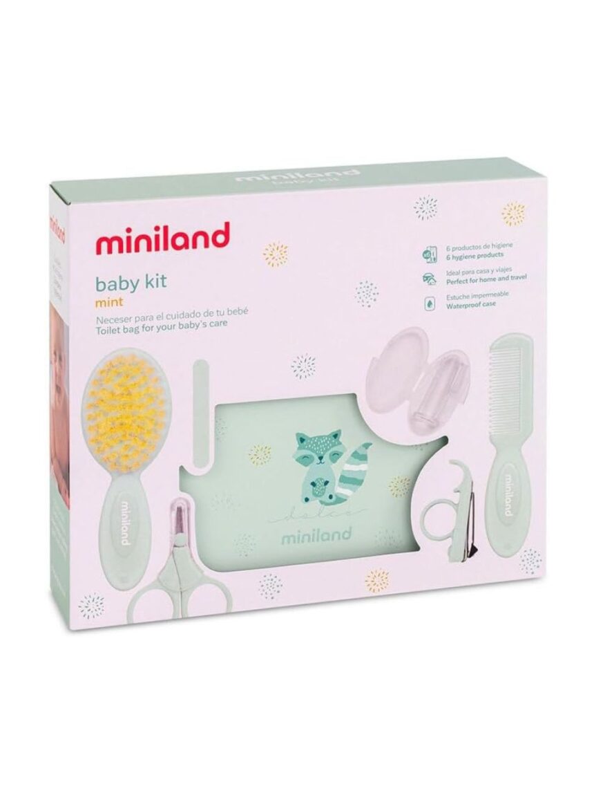 Miniland σετ περιποίησης ταξιδιού baby kit dolce mint ml89509 - Miniland