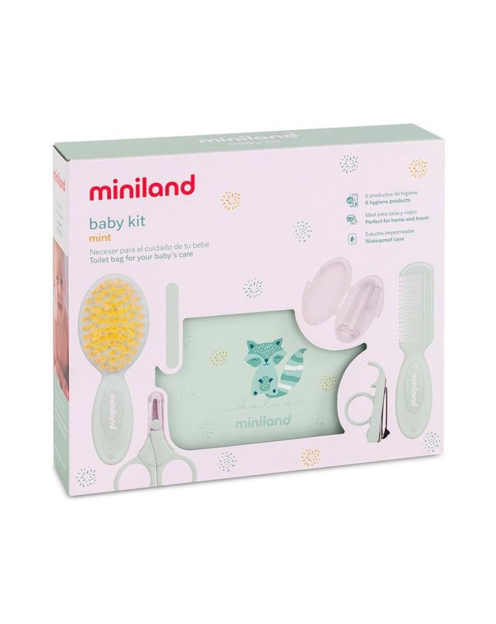 Miniland σετ περιποίησης ταξιδιού baby kit dolce mint ml89509 - Miniland