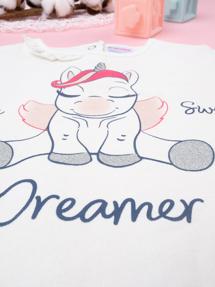 βρεφικό σετ μπλούζα φούτερ και κολάν dreamer για κορίτσι - Prénatal
