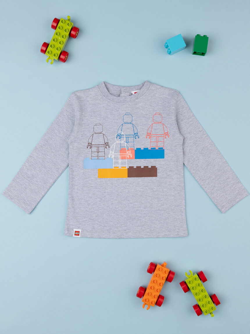 μπλούζα βαμβακερή γκρι lego για αγόρι - Prénatal