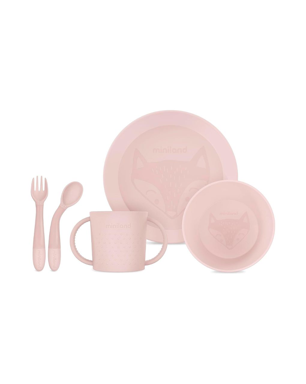 Miniland σετ φαγητού meal set round candy ml89534 - 