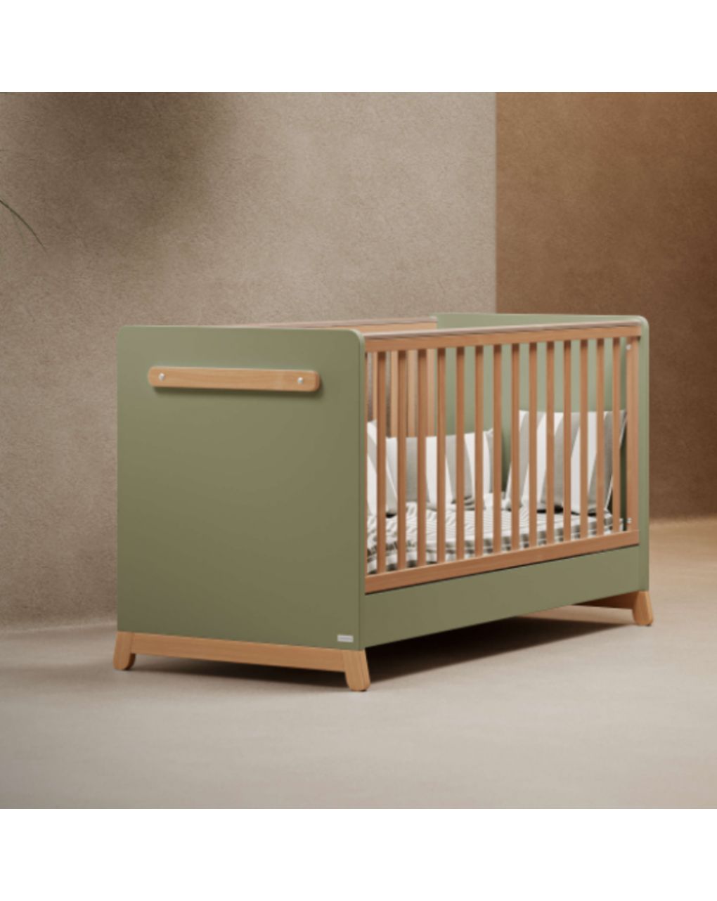 Casababy βρεφικό κρεβάτι μετατρεπόμενο σε προεφηβικό palmer olive 590306