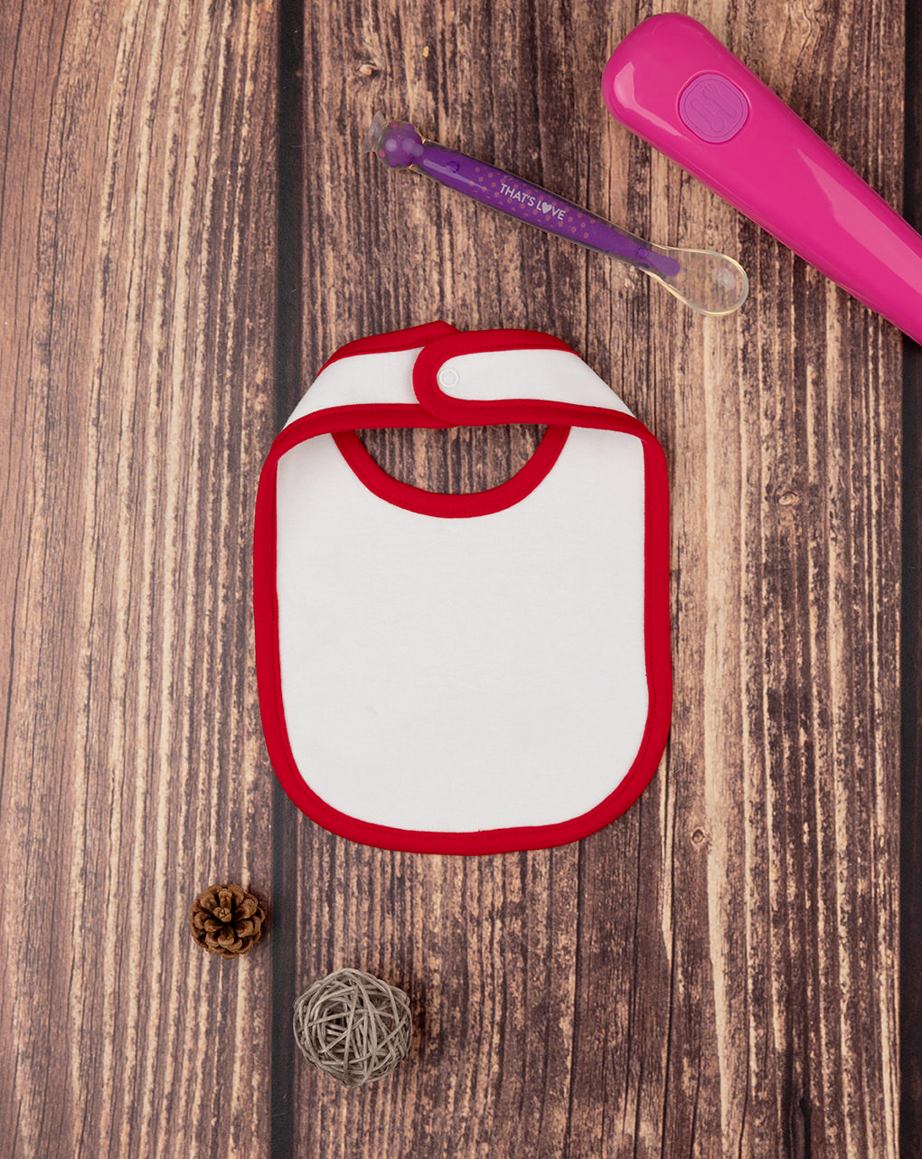 βρεφική σαλιάρα λευκή all you need για αγόρι - Prénatal