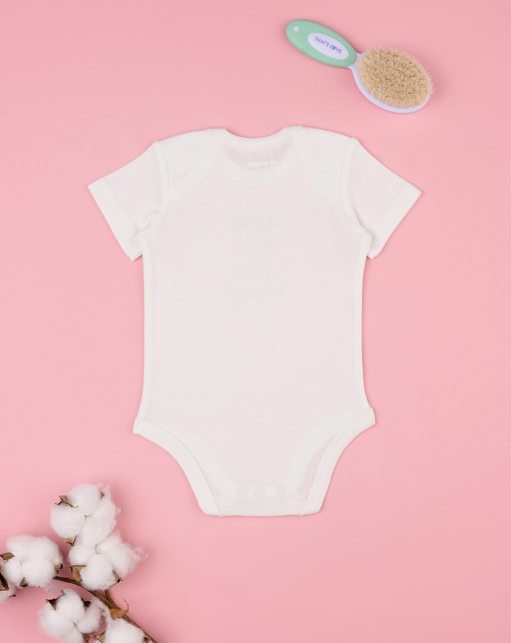 βρεφικό κορμάκι λευκό mom and dad για κορίτσι - Prénatal