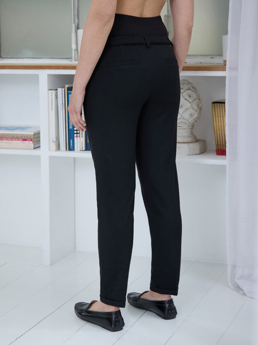 γυναικείο παντελόνι εγκυμοσύνης stretch μαύρο - Prénatal