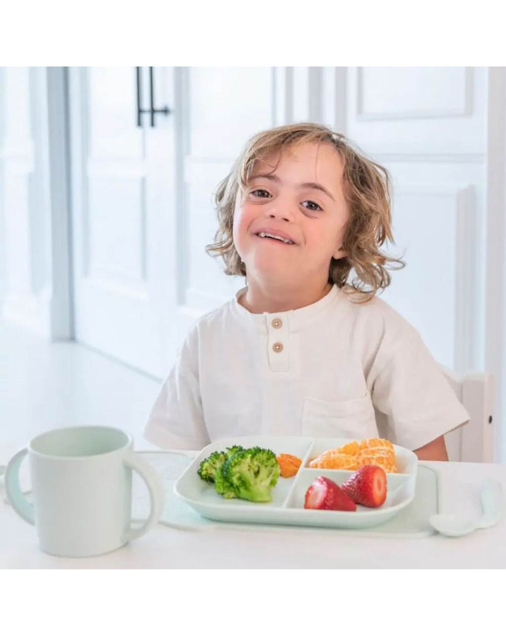 Miniland εκπαιδευτικό σετ φαγητού meal set blw mint ml89537 - Miniland