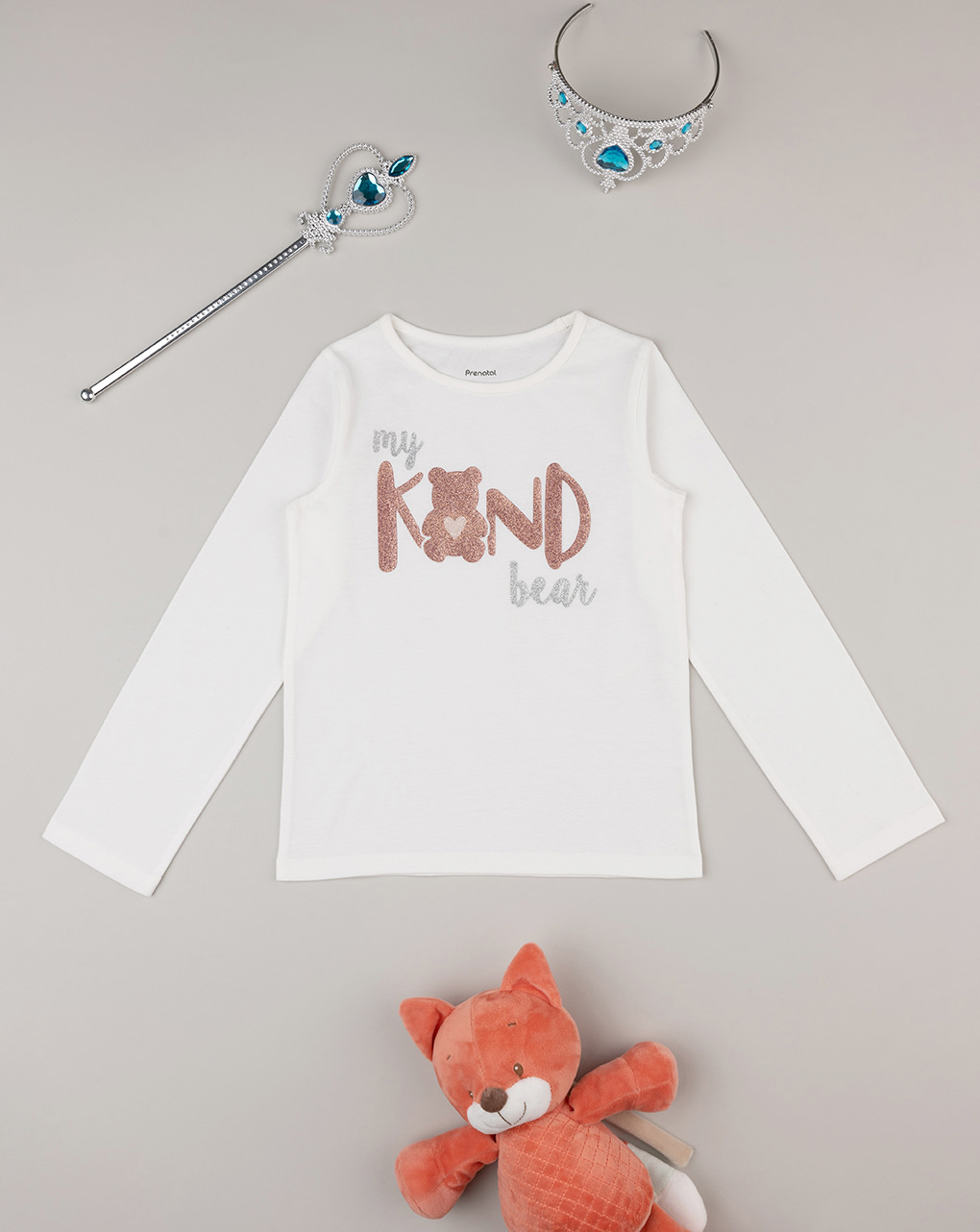 παιδική μπλούζα λευκή kind για κορίτσι - Prénatal