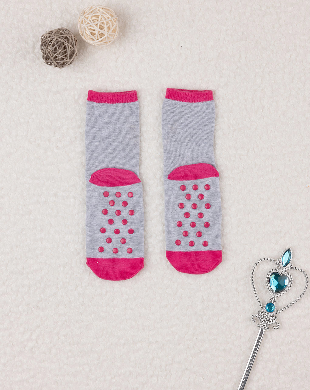 παιδικά αντιολισθητικά καλτσάκια με μονόκερο για κορίτσι - Prénatal