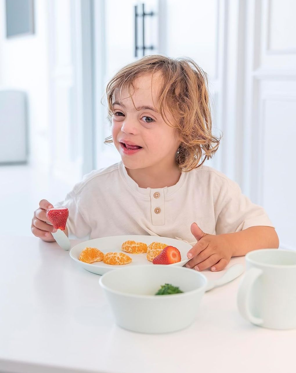 Miniland σετ φαγητού meal set round mint ml89535 - Miniland