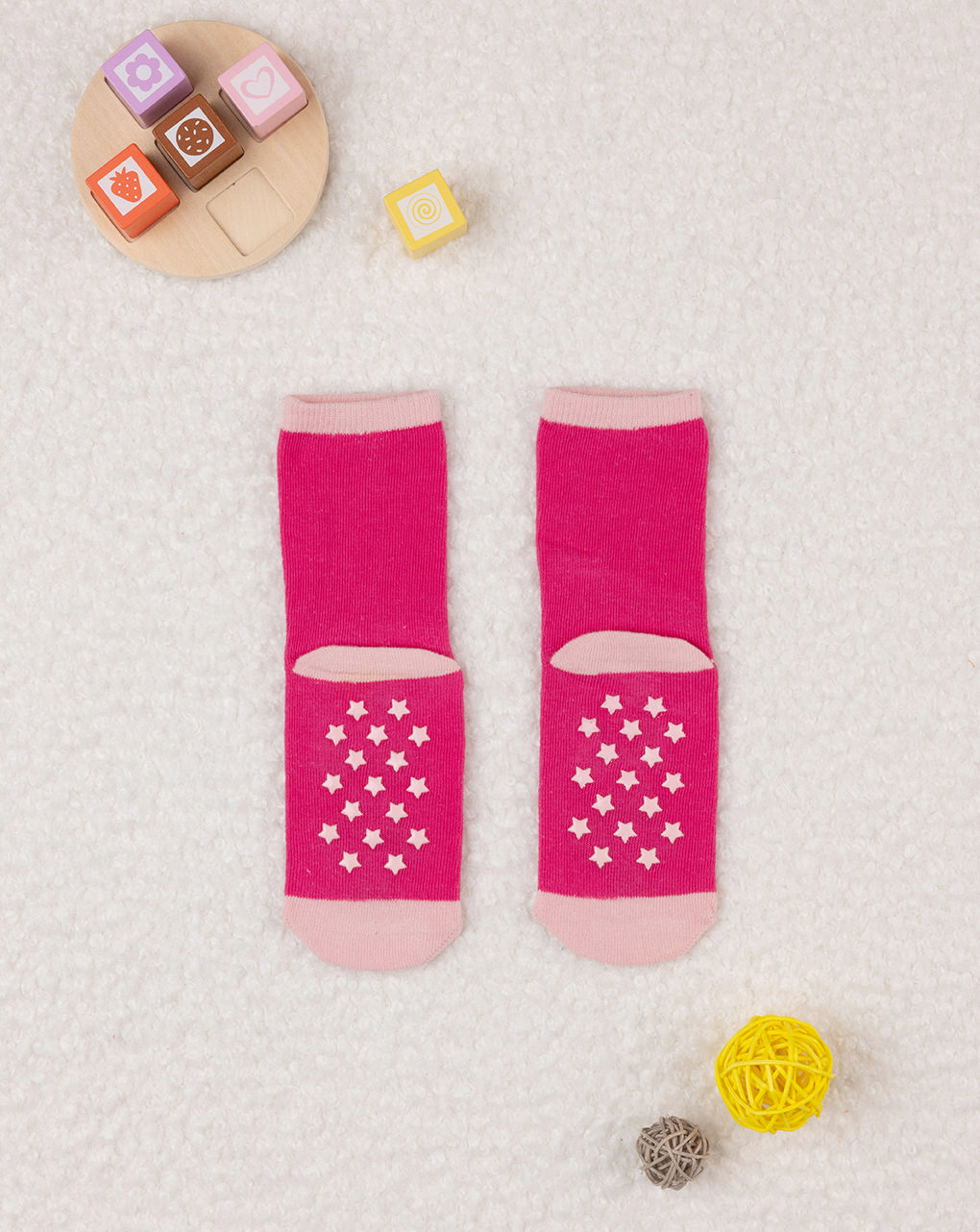 παιδικά αντιολισθητικά καλτσάκια με μπαλαρίνα για κορίτσι - Prénatal