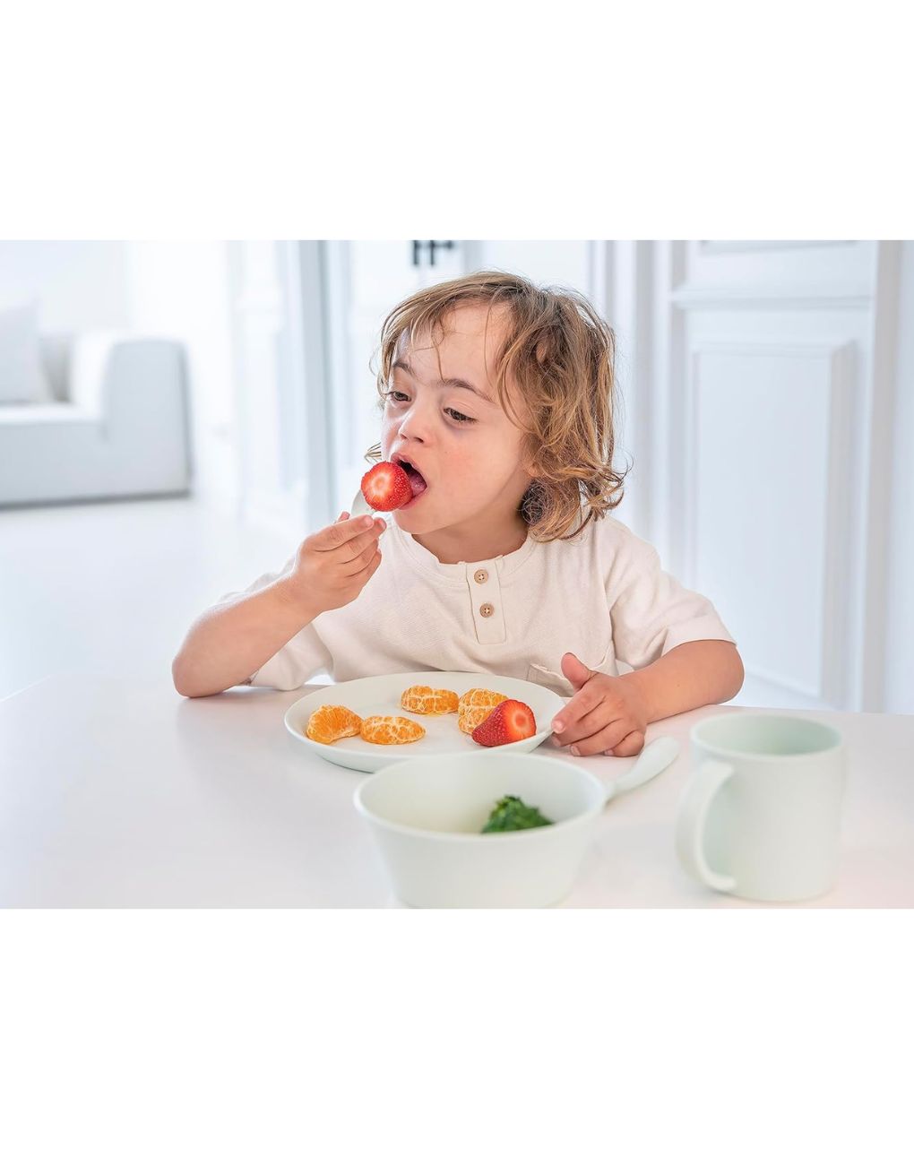 Miniland σετ φαγητού meal set round mint ml89535 - Miniland