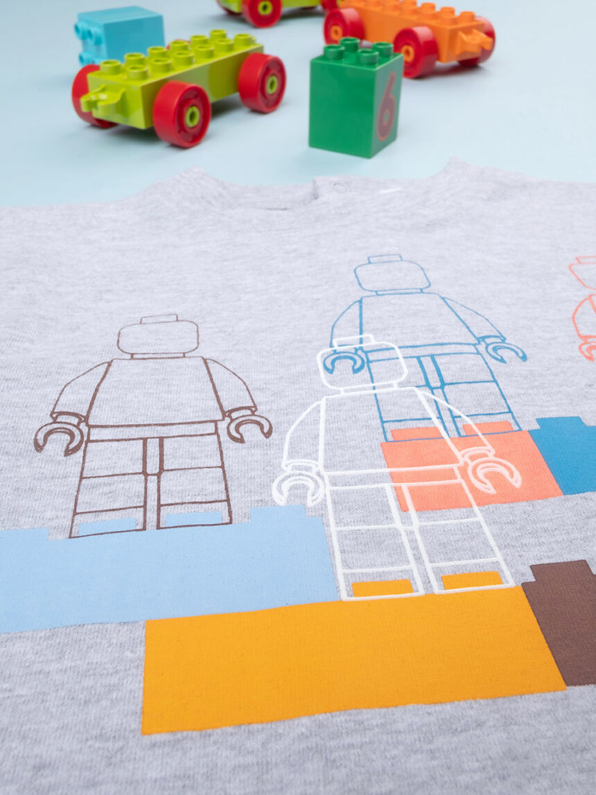 μπλούζα βαμβακερή γκρι lego για αγόρι - Prénatal