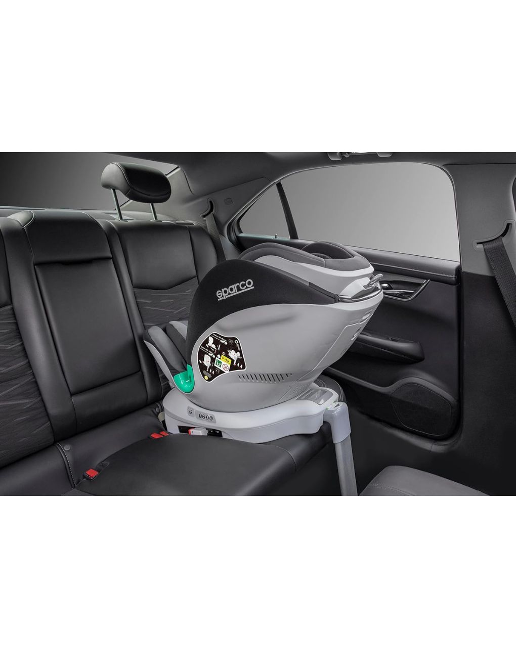 Sparco κάθισμα αυτοκινήτου i-size & top tether (40-135cm) black/red sk6000ird - SPARCO