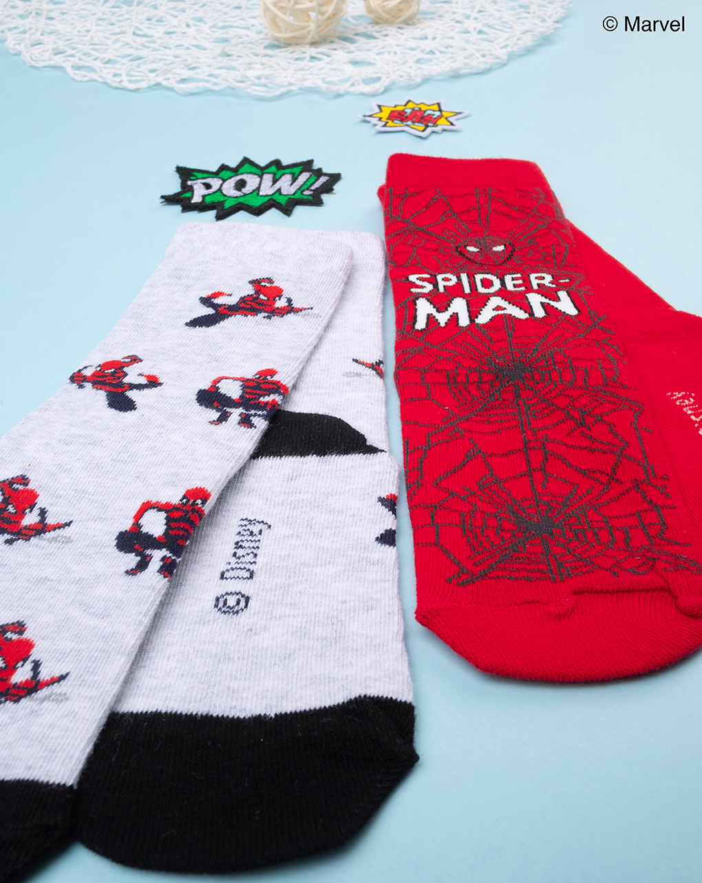 παιδικές κάλτσες με το spiderman x2 για αγόρι - Prénatal