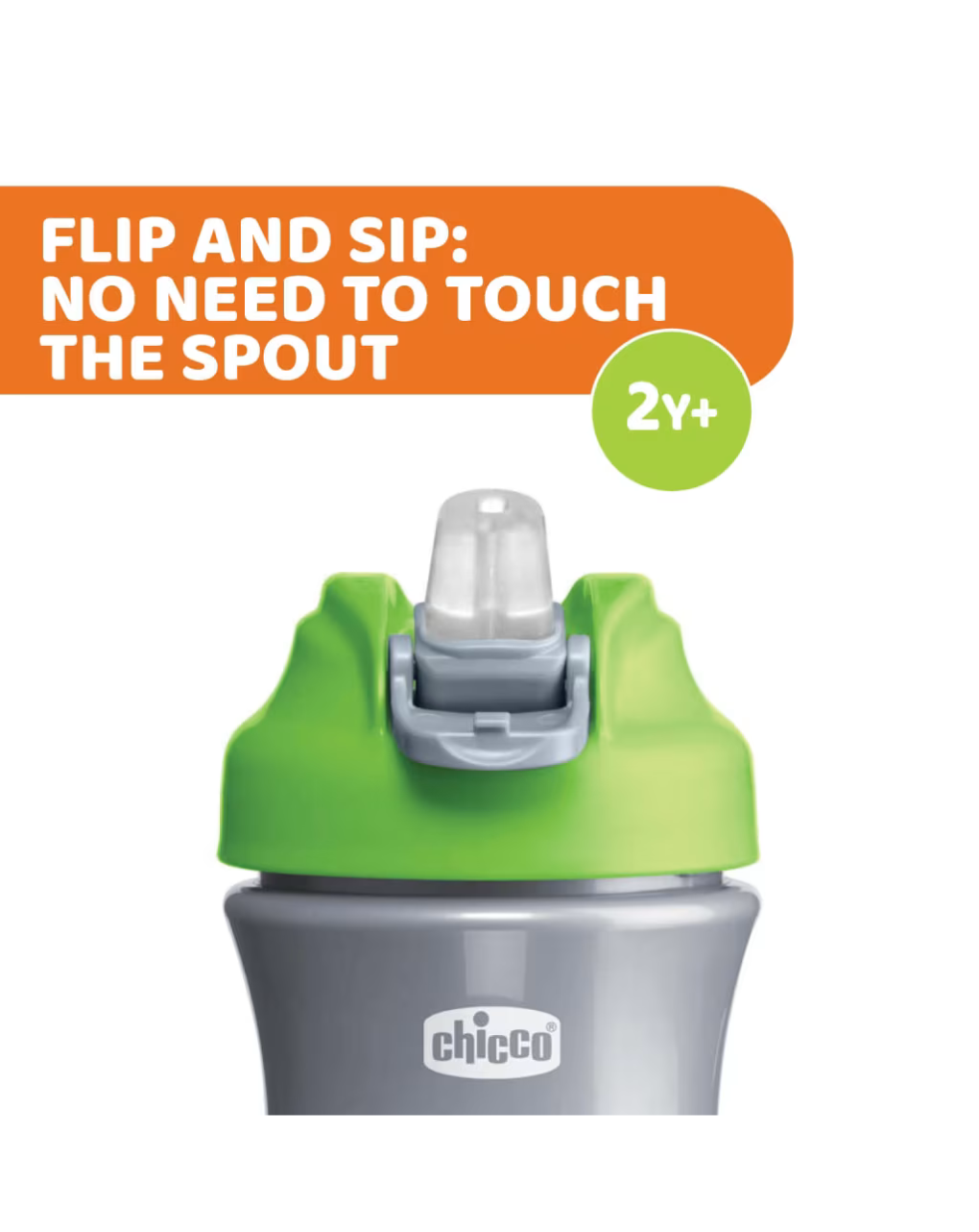 Chicco αναδυόμενο κύπελλο pop-up cup 2 ετών+ 350ml πράσινο - Chicco