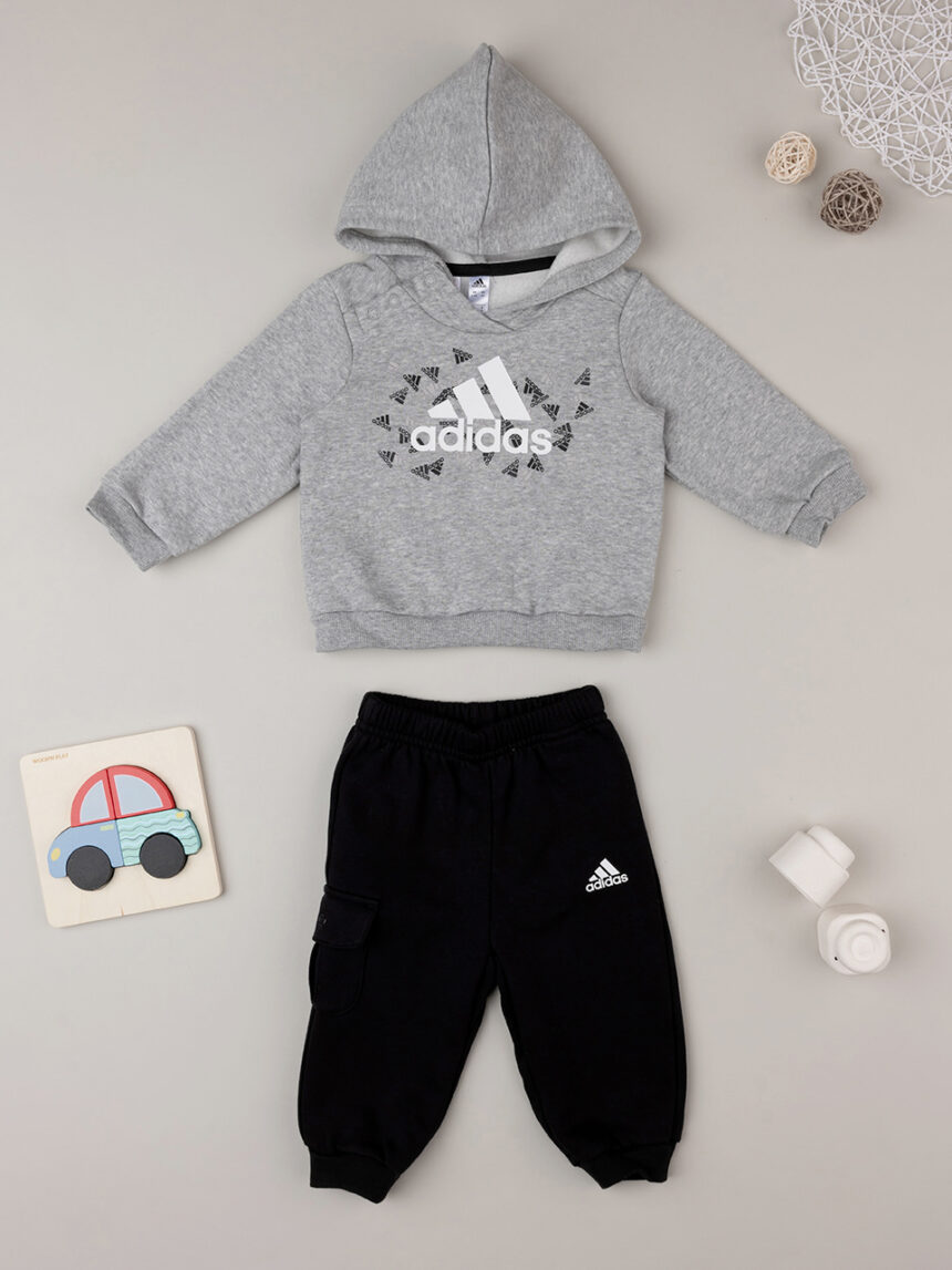 Adidas αθλητικό σετ φούτερ και φόρμα hu1555 για αγόρι - Adidas