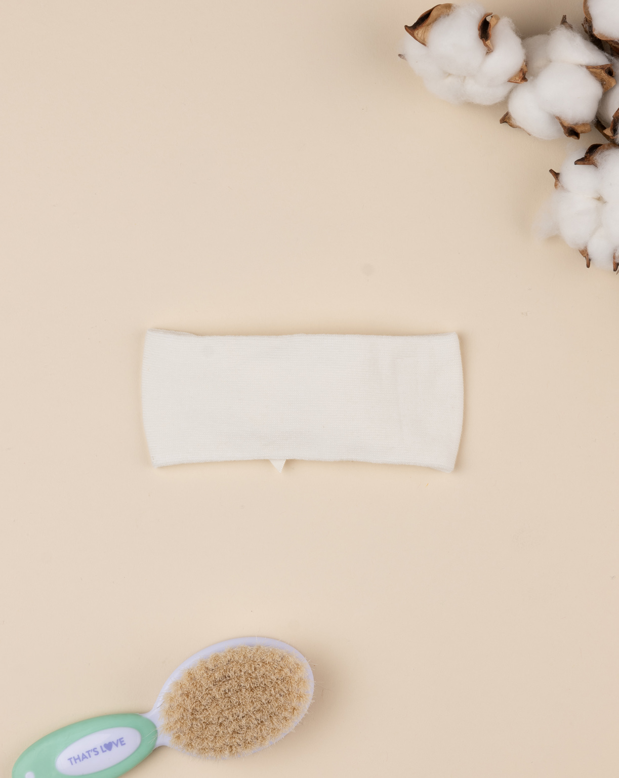 βρεφική κορδέλα μαλλιών λευκή με φιογκάκι για κορίτσι - Prénatal